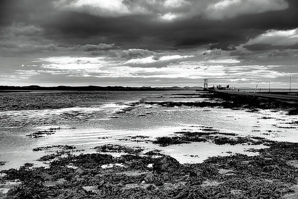 England Art Print featuring the photograph Lindisfarne tidal causeway by Christopher Maxum