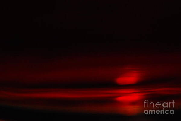 Liquid Art Print featuring the photograph Liquid Sunset 1 by Stephanie Gambini