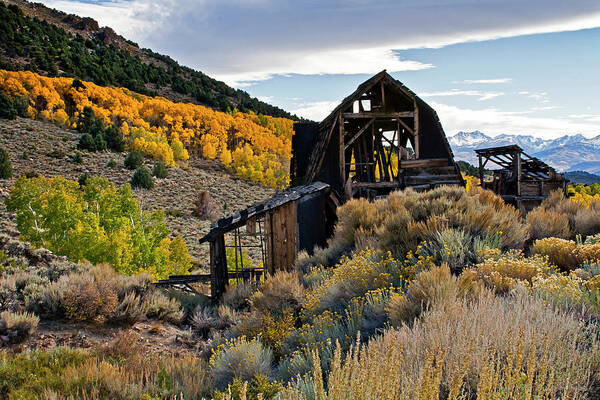 Ghost Town Art Print featuring the photograph Lost in Time by Ryan Huebel