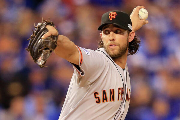 People Art Print featuring the photograph Madison Bumgarner by Jamie Squire