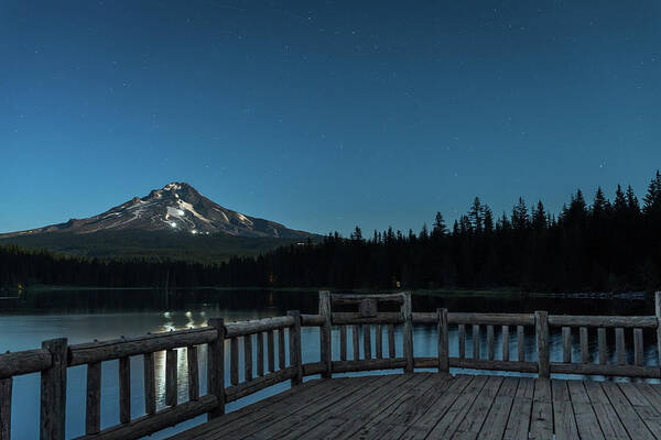 Forest Art Print featuring the photograph Majestic Mount Hood No.1 by Margaret Pitcher