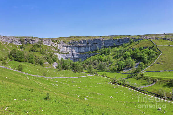 Cliff Art Print featuring the photograph Malham Cove by Tom Holmes Photography