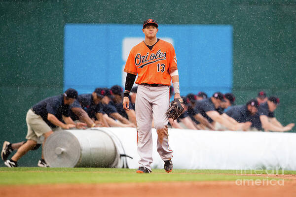 People Art Print featuring the photograph Manny Machado by Jason Miller