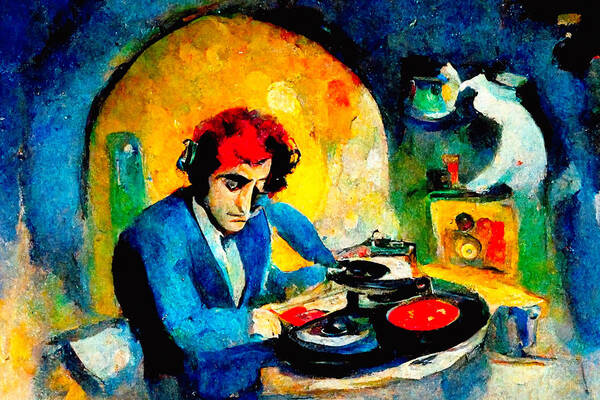 Marc Chagall Art Print featuring the digital art Marc Chagall #6 by Craig Boehman