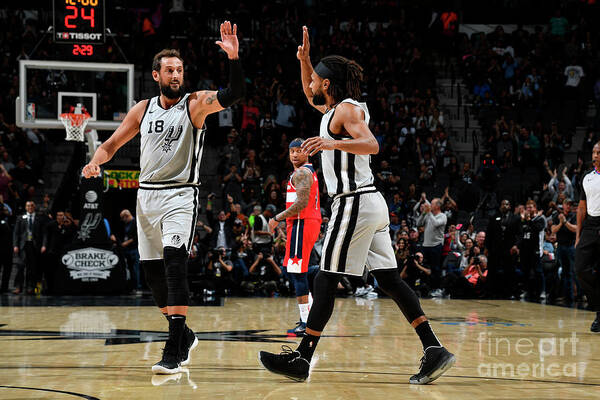 Marco Belinelli Art Print featuring the photograph Marco Belinelli by Logan Riely