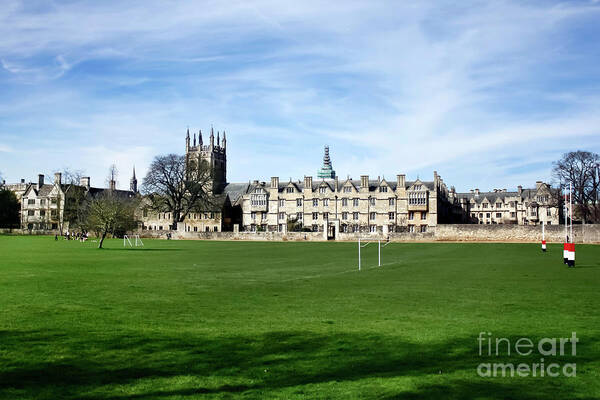 Christ College Art Print featuring the photograph Meadow Building Oxford by Terri Waters