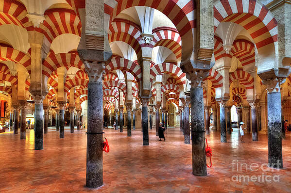 Spanish Art Print featuring the photograph Mezquita De Cordoba - Spain by Paolo Signorini