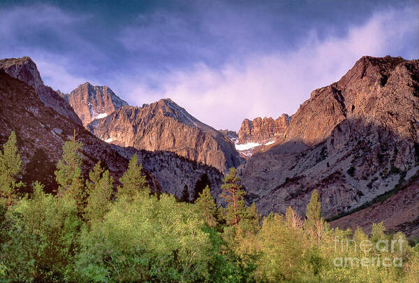 Dave Welling Art Print featuring the photograph Middle Palisades Glacier Eastern Sierras California by Dave Welling