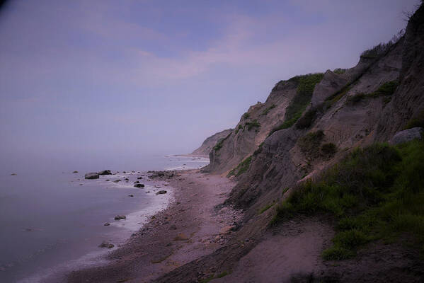 Bluffs Art Print featuring the photograph Mohegan Bluffs Block Island by Christina McGoran