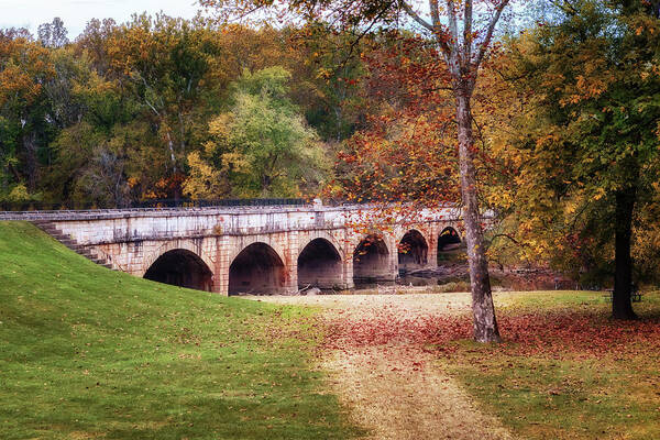 Monocacy Aqueduct Art Print featuring the photograph Monocacy Aqueduct by Susan Rissi Tregoning