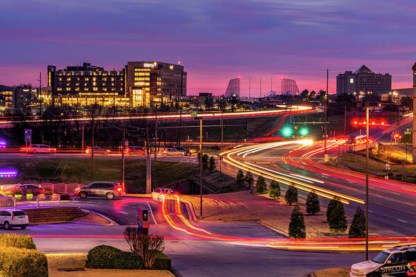 Northwest Arkansas Art Print featuring the photograph Moving All Around Rogers - Northwest Arkansas by Gregory Ballos