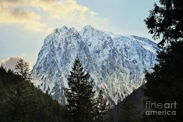 Mountains Art Print featuring the photograph Mt Index by Sylvia Cook