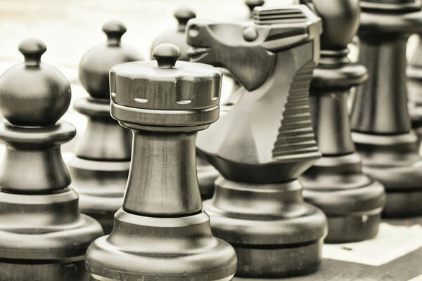 Chess Art Print featuring the photograph Next Level Chess by Scott Burd