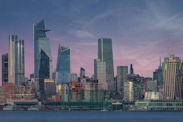 Nyc Skyline Art Print featuring the photograph NYC Midtown Hudson Yards by Susan Candelario