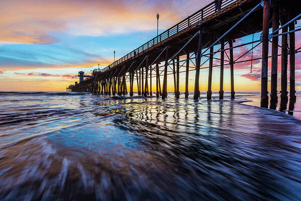  Art Print featuring the photograph Oceanside Pier by Local Snaps Photography