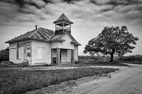 Abandoned Art Print featuring the photograph Old Church by Mike Schaffner