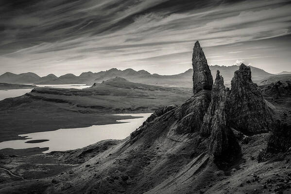 Old Man Of Storr Art Print featuring the photograph Old Man of Storr by Dave Bowman