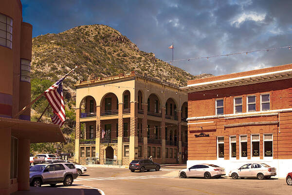 Usps Art Print featuring the photograph Old Town Bisbee by Chris Smith