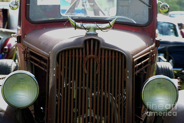 Truck Art Print featuring the photograph Old Truck, Old West Detail by Kae Cheatham