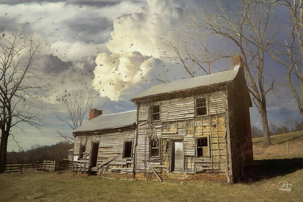  Art Print featuring the photograph Old Virginia Farm by Debra Boucher