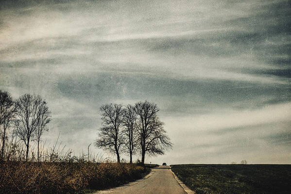 On The Road Art Print featuring the photograph On the road by Yasmina Baggili