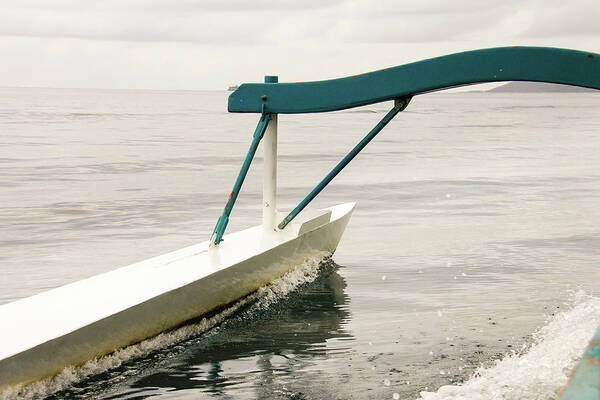 Outrigger Art Print featuring the photograph Outrigger by Craig A Walker
