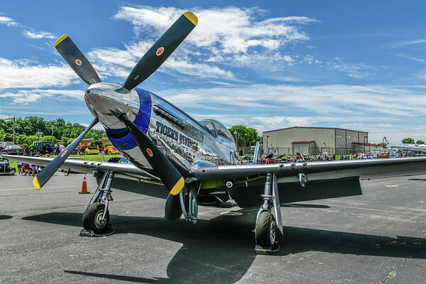 Tigers Revenge Art Print featuring the photograph P-51 Mustang by Anthony Sacco