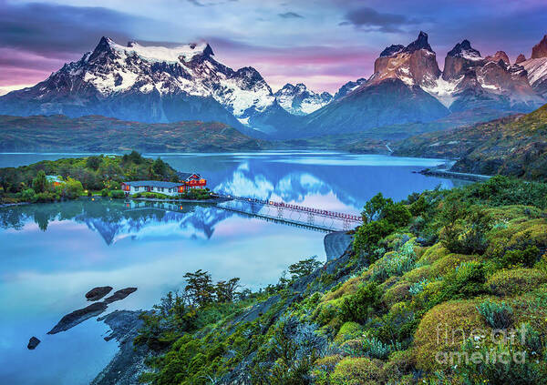 America Art Print featuring the photograph Patagonia Island by Inge Johnsson