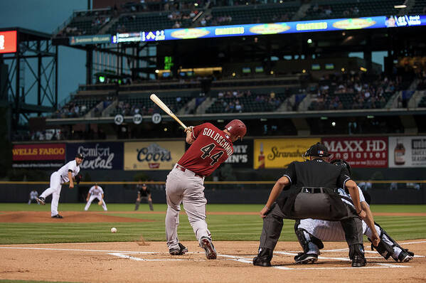People Art Print featuring the photograph Paul Goldschmidt by Dustin Bradford