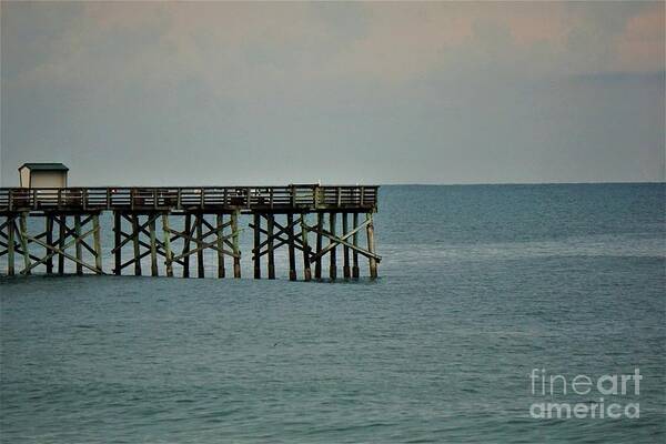 Photography Art Print featuring the photograph Pier at Flagler Beach by Jimmy Clark