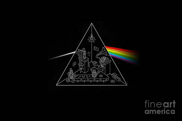 Pink Floyd Art Print featuring the photograph Pink Floyd Album Cover by Action