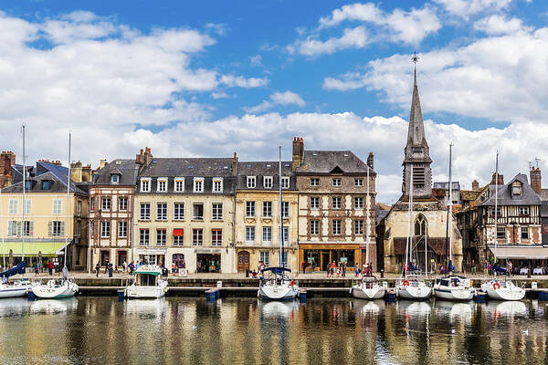 Honfleur Art Print featuring the photograph Port of Honfleur by Fabiano Di Paolo