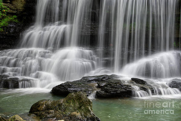 Waterfall Art Print featuring the photograph Potter's Falls 11 by Phil Perkins