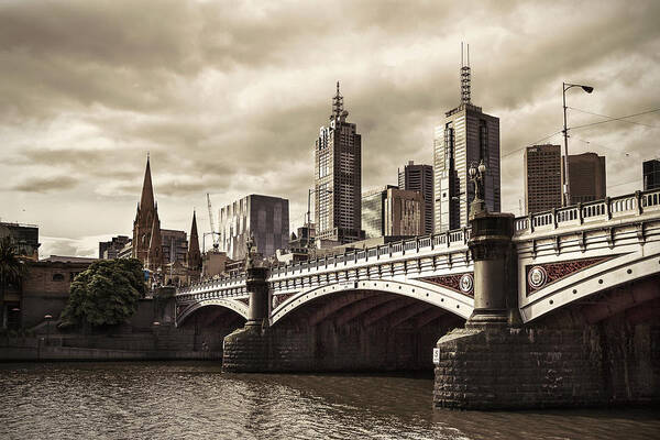 Melbourne Art Print featuring the photograph Princess Bridge by Andrew Paranavitana