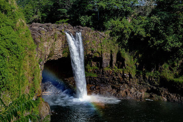 Waterfall Art Print featuring the photograph Rainbow Falls 2 by Cindy Robinson