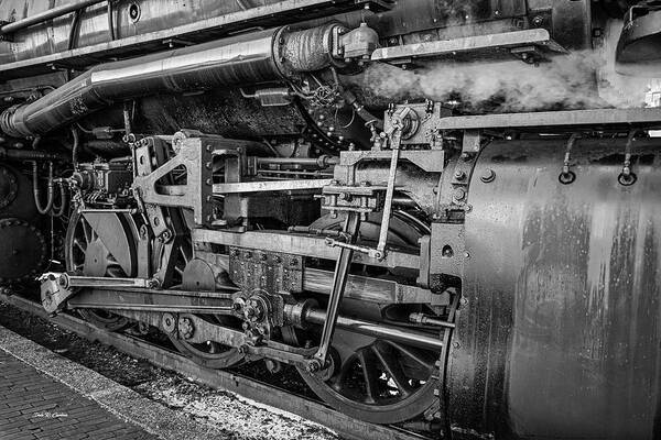Steam Engine Art Print featuring the photograph Ready to Run by Dale R Carlson