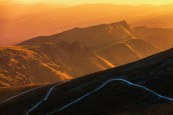 Balkan Mountains Art Print featuring the photograph Road To Middle Earth by Evgeni Dinev