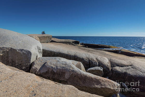 Rocks Art Print featuring the photograph Rocky Coastline by Eva Lechner