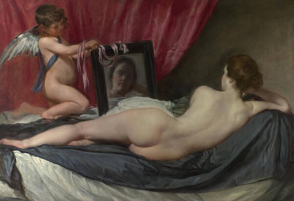 Diego Velazquez Art Print featuring the painting Rokeby Venus by Diego Velazquez by Mango Art