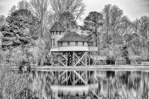 View Art Print featuring the photograph Room by the Lake by Anthony M Davis