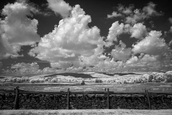 Clouds Art Print featuring the photograph Rural Solitude by Norman Reid
