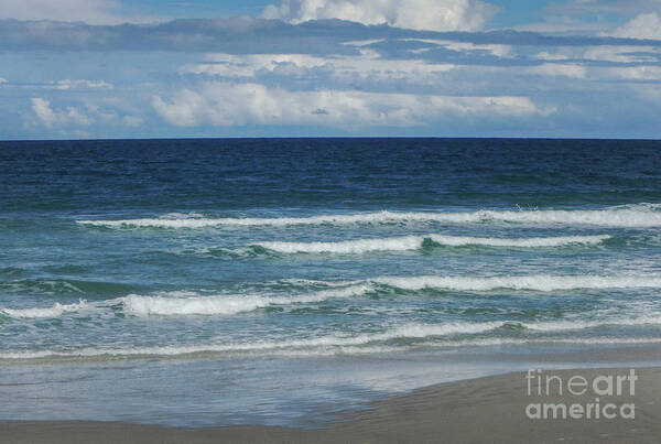 Beach Art Print featuring the photograph Salty Life by Judy Hall-Folde