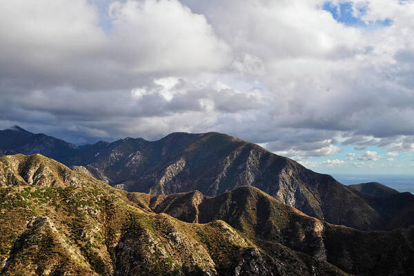 Angeles National Forest Art Print featuring the photograph San Gabriel Mountains National Monument Vista by Kyle Hanson