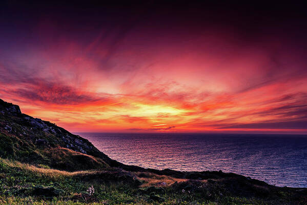 Sunset Art Print featuring the photograph Sardinia Sunset by Stefan Kunze
