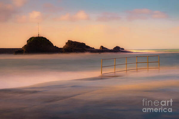 Bude Art Print featuring the photograph Bude Tidal Sea Pool, Cornwall, UK by Philip Preston