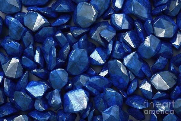 Premium Photo  Seamless pattern of precious gem stones