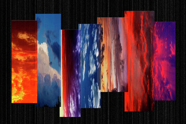 Color Art Print featuring the photograph Seven Skys by Alan Hausenflock