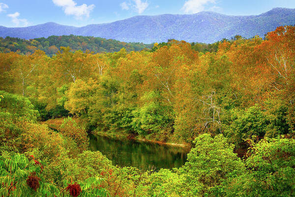 Shenandoah River Art Print featuring the photograph Shenandoah River by Mark Andrew Thomas