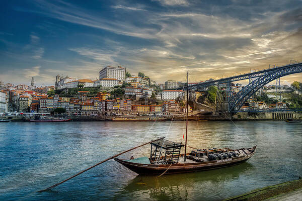 Porto Art Print featuring the photograph Shipping the Porto wine dos Malvedos by Micah Offman