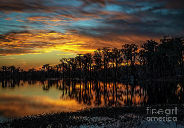 Sunsets Art Print featuring the photograph Showtime by DB Hayes